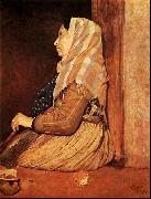 Edgar Degas Roman Beggar Woman Spain oil painting reproduction